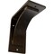 Ekena Millwork Morris Steel Bracket, Antiqued Brass 3"W x 6"D x 6"H BKTM03X06X06MOABS - alternate 1
